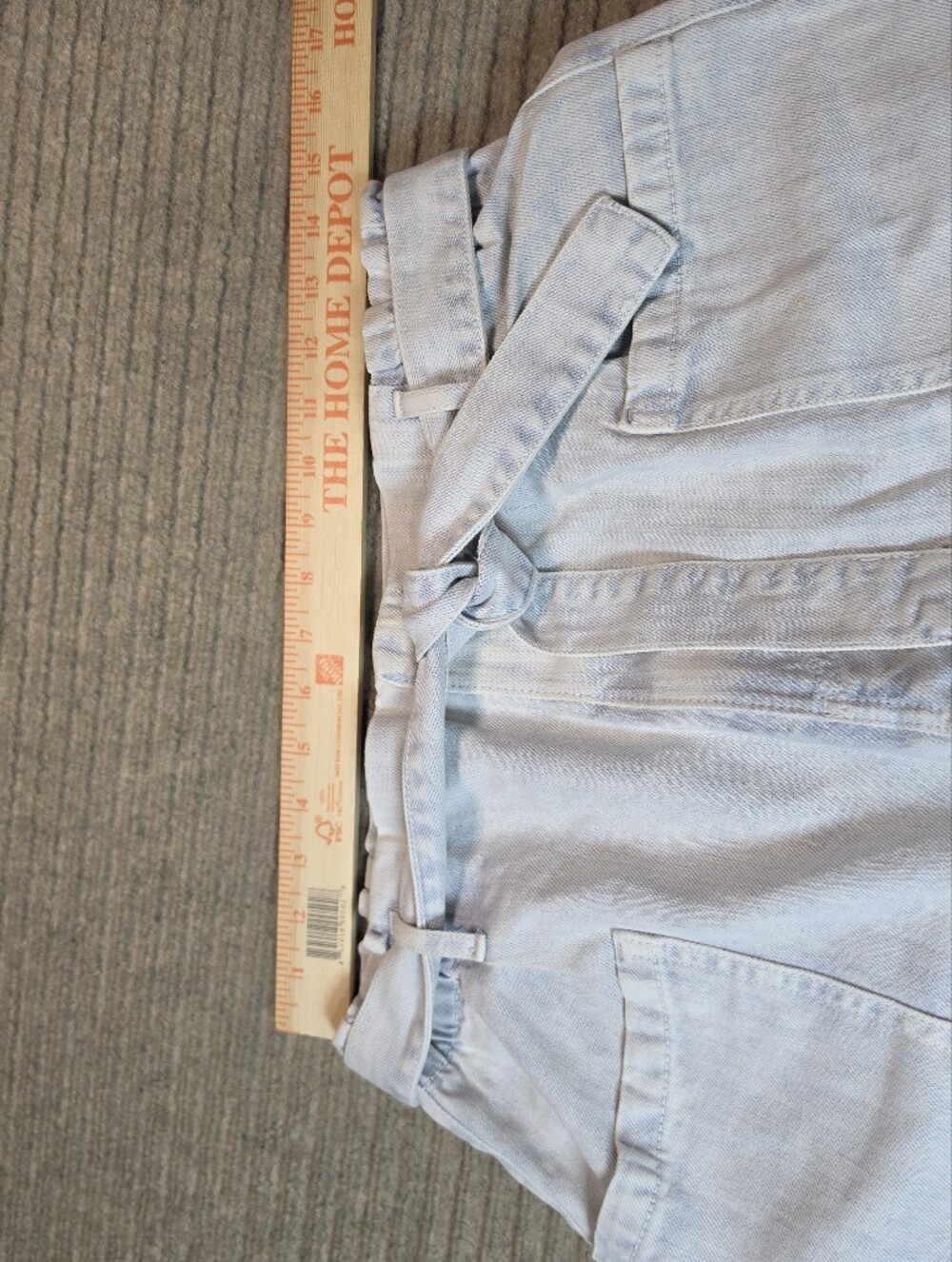 Pilcro Womens Ultra High Rise Acid Wash Slim Boyfriend Shorts Denim Size 29 - Picture 3 of 8